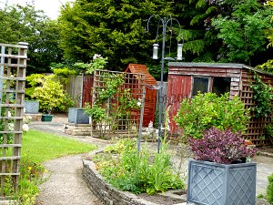 Looking towarads my seat in the quiet corner 